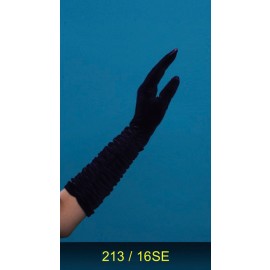 213-16SE, Shirred Velvet Gloves