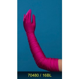 70480-16BL, Shirred Matte Spandex Glove